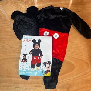 Disney Baby Mickey Mouse Costume 2T Like New, original packaging
